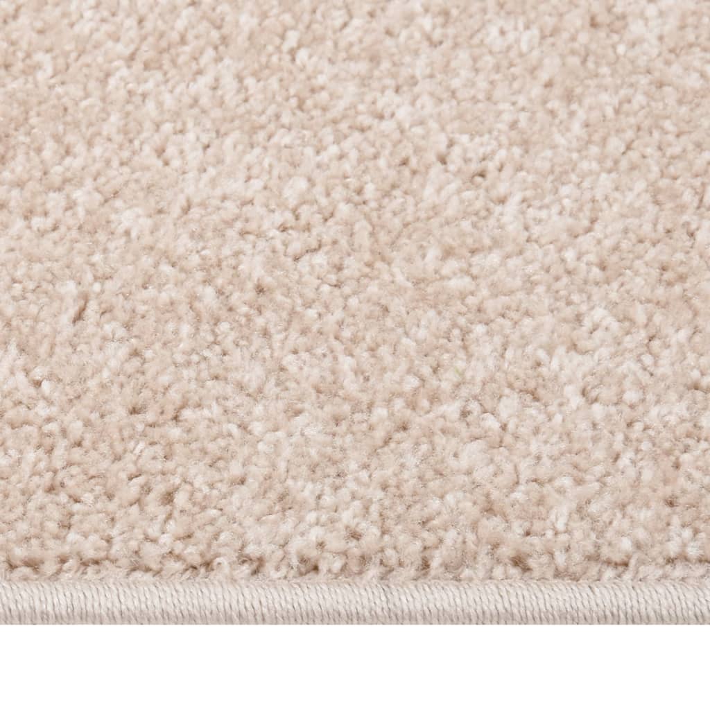 Rug Short Pile 140x200 cm Dark Beige