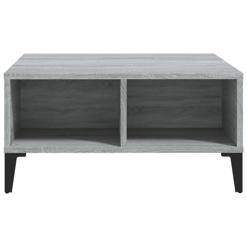 Coffee Table Grey Sonoma 60x60x30 cm Engineered Wood