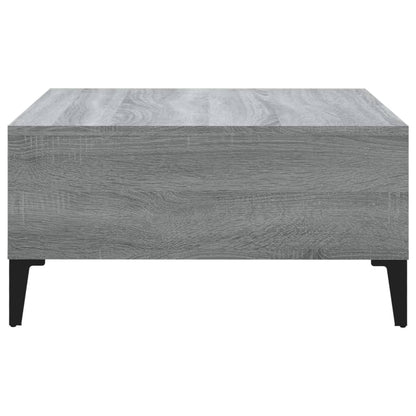 Coffee Table Grey Sonoma 60x60x30 cm Engineered Wood