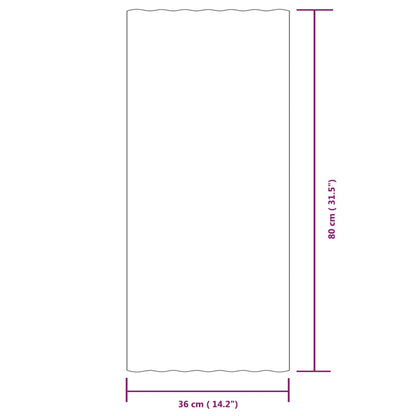 Roof Panels 12 pcs Powder-coated Steel Grey 80x36 cm