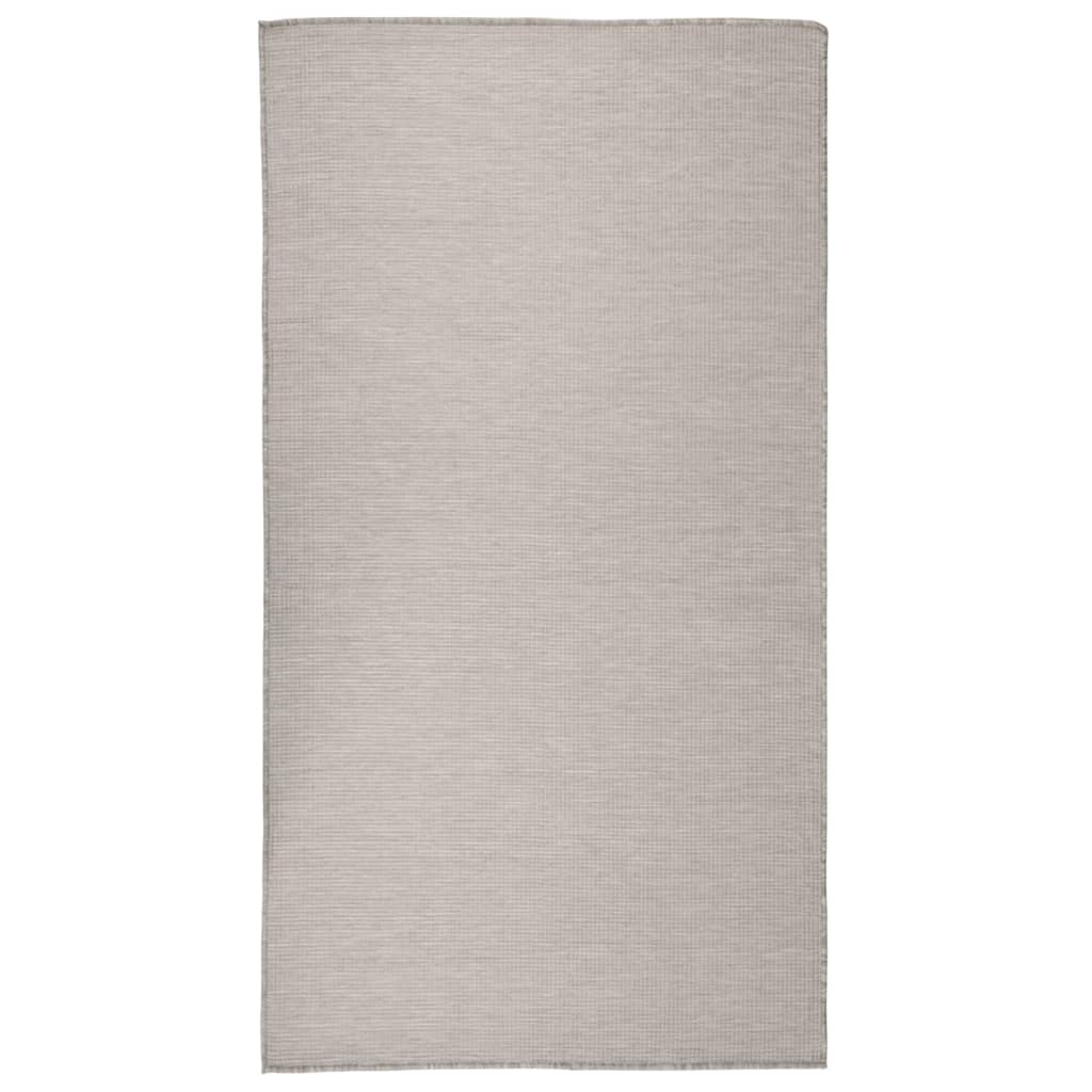 Outdoor Flatweave Rug 80x150 cm Taupe