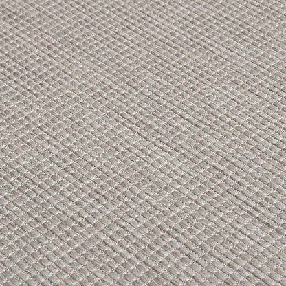 Outdoor Flatweave Rug 80x250 cm Taupe