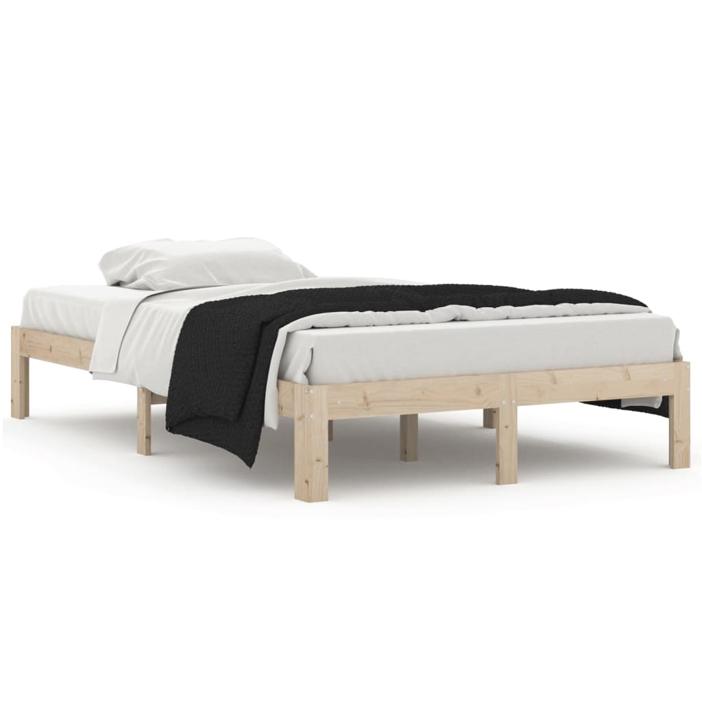 Bed Frame Solid Wood Pine 120x200 cm