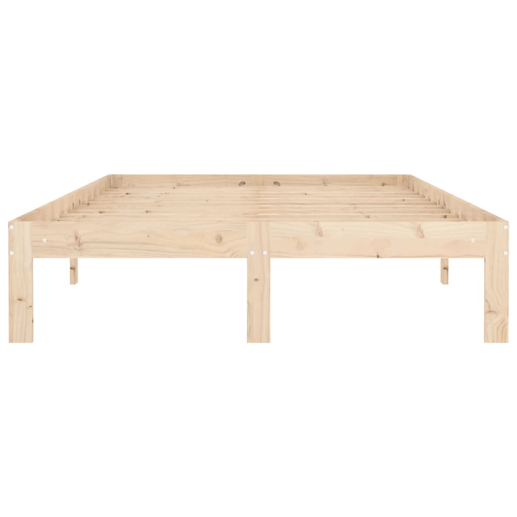 Bed Frame Solid Wood Pine 120x200 cm