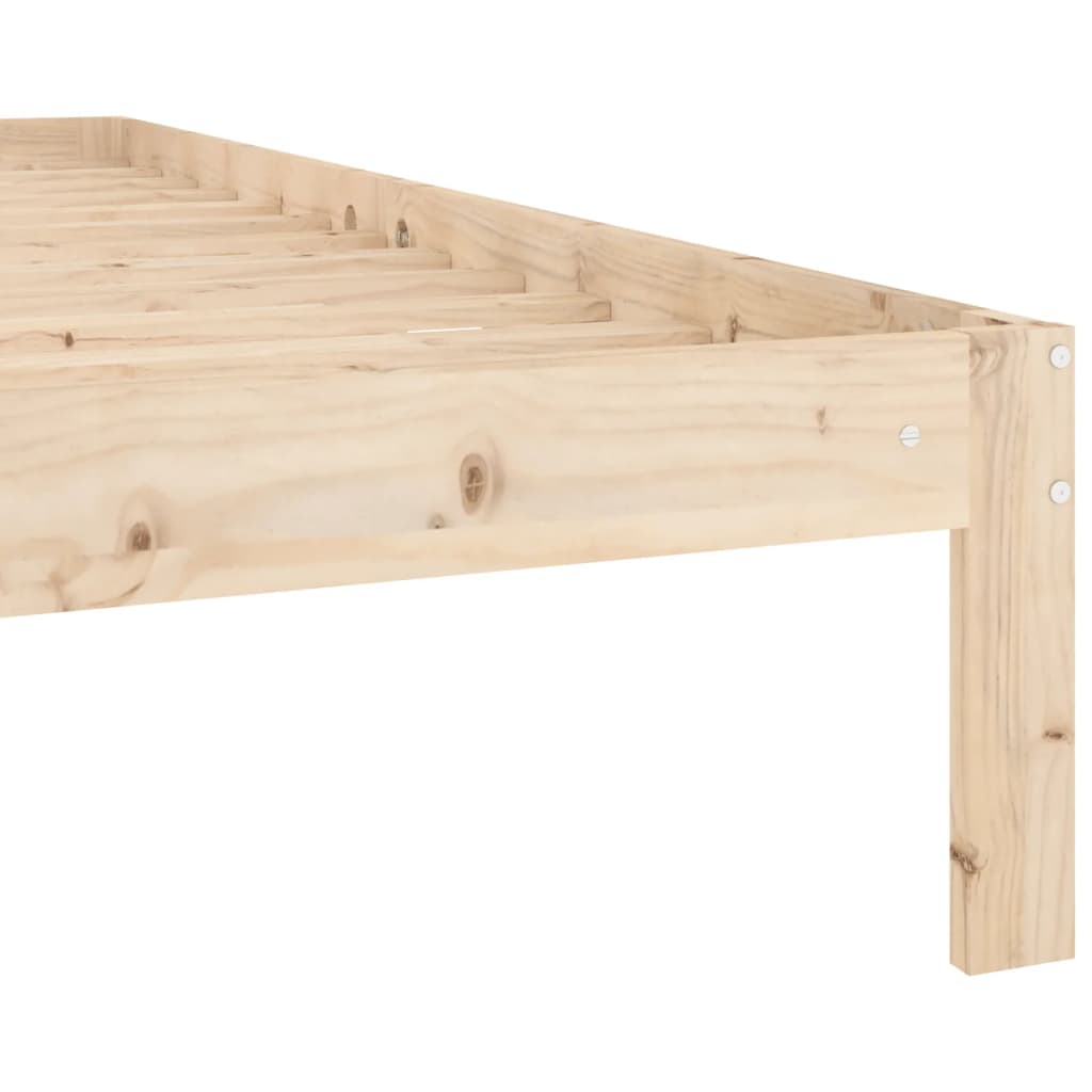 Bed Frame Solid Wood Pine 120x200 cm