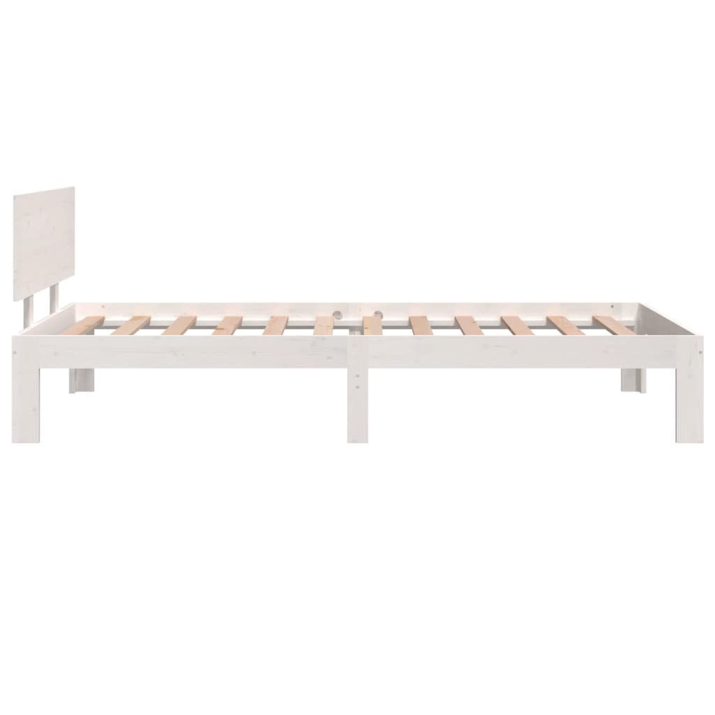 Bed Frame without Mattress White 90x190cm Single