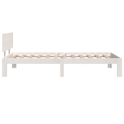 Bed Frame without Mattress White 90x190cm Single