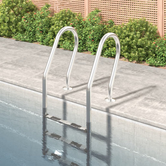 Pool Ladder 54x38x158 cm 304 Stainless Steel