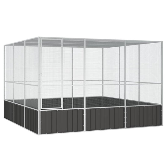 Bird Cage Anthracite 302.5x324.5x211.5 cm Galvanised Steel