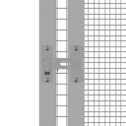 Bird Cage Grey 302.5x324.5x211.5 cm Galvanised Steel