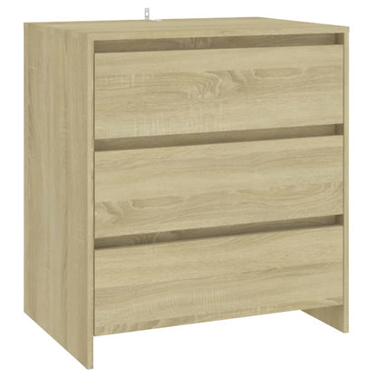 2 Piece Sideboard Sonoma Oak Engineered Wood