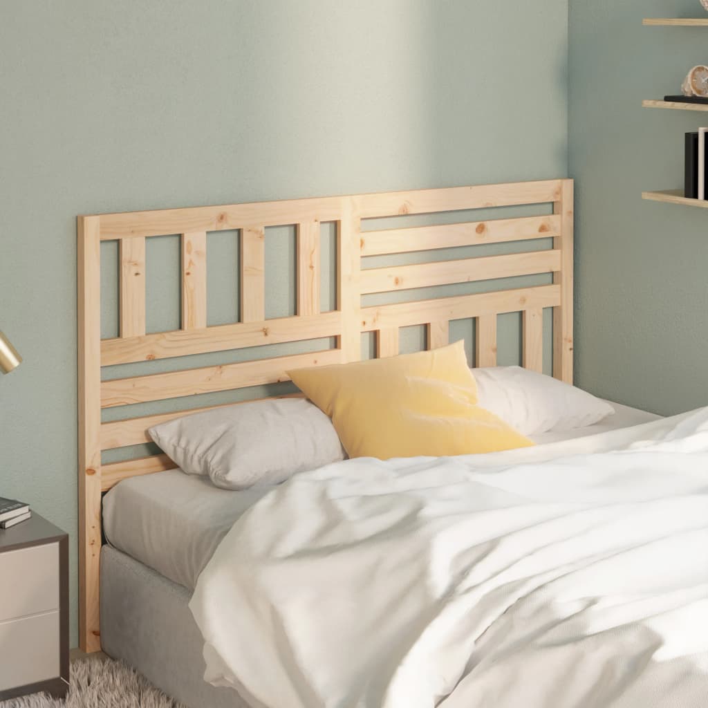 Bed Headboard 166x4x100 cm Solid Wood Pine