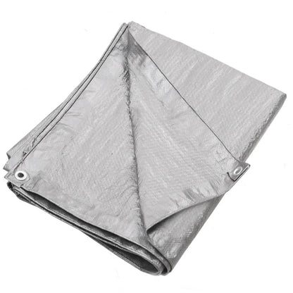 Tarpaulin 90 g/m² 8x10 m Grey HDPE