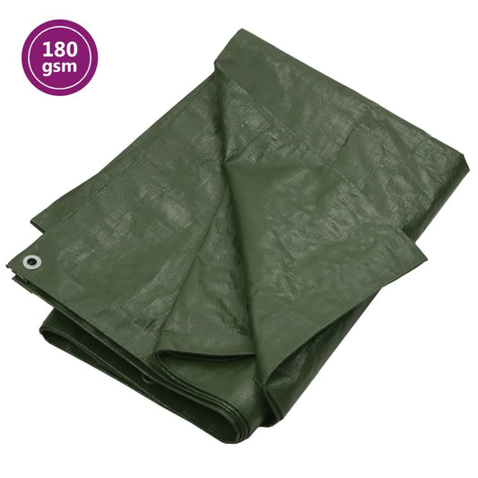 Tarpaulin 180 g/m² 3x4 m Green HDPE