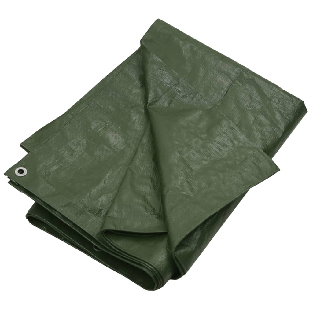 Tarpaulin 180 g/m² 6x6 m Green HDPE