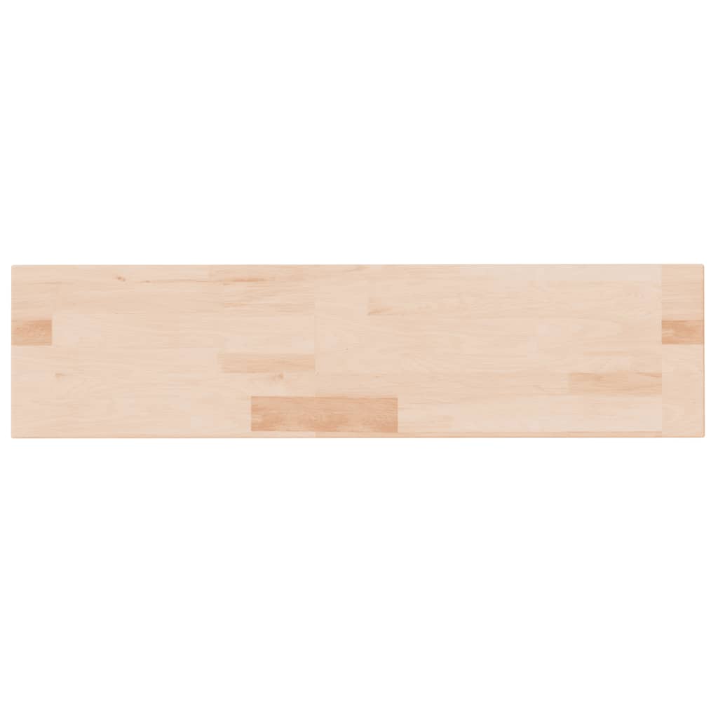 Shelf Board 80x20x2.5 cm Untreated Solid Wood Oak