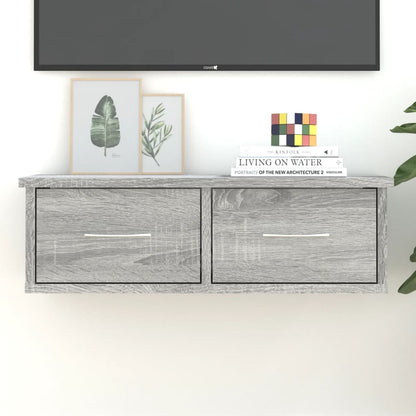 Wall Cabinet Grey Sonoma 60x26x18.5 cm Engineered Wood