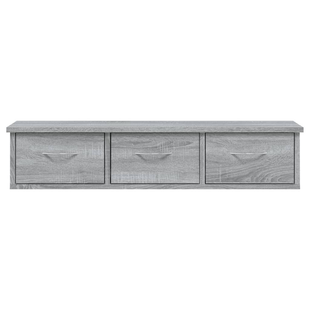 Wall Cabinet Grey Sonoma 88x26x18.5 cm Engineered Wood