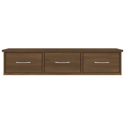 Wall Cabinet Brown Oak 88x26x18.5 cm Engineered Wood