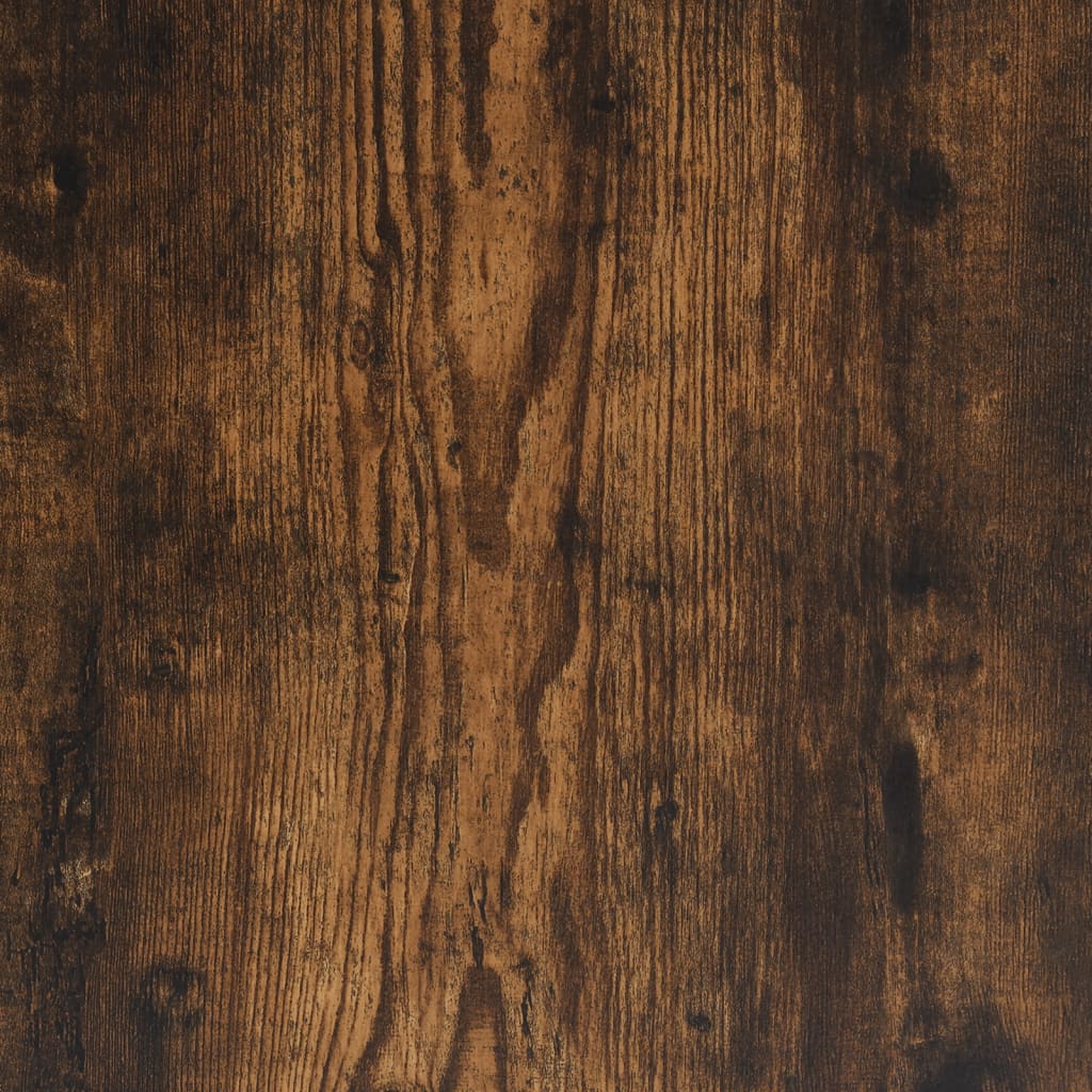 Bookshelf Smoked Oak 60x24x76 cm Engineered Wood