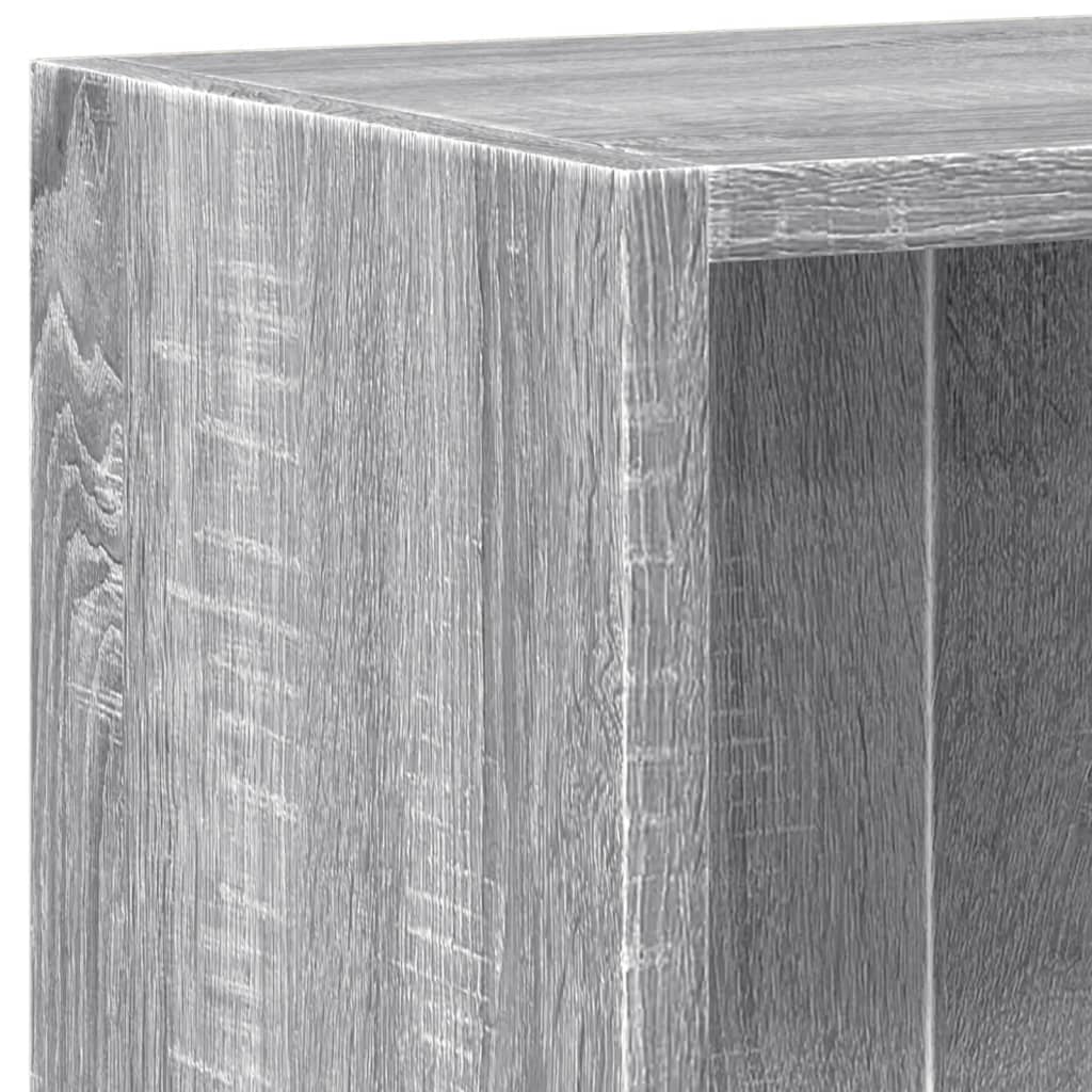 Bookshelf Grey Sonoma 60x24x76 cm Engineered Wood