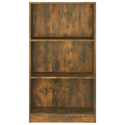 Book Cabinet Smoked Oak 60x24x109 cm Engineered Wood