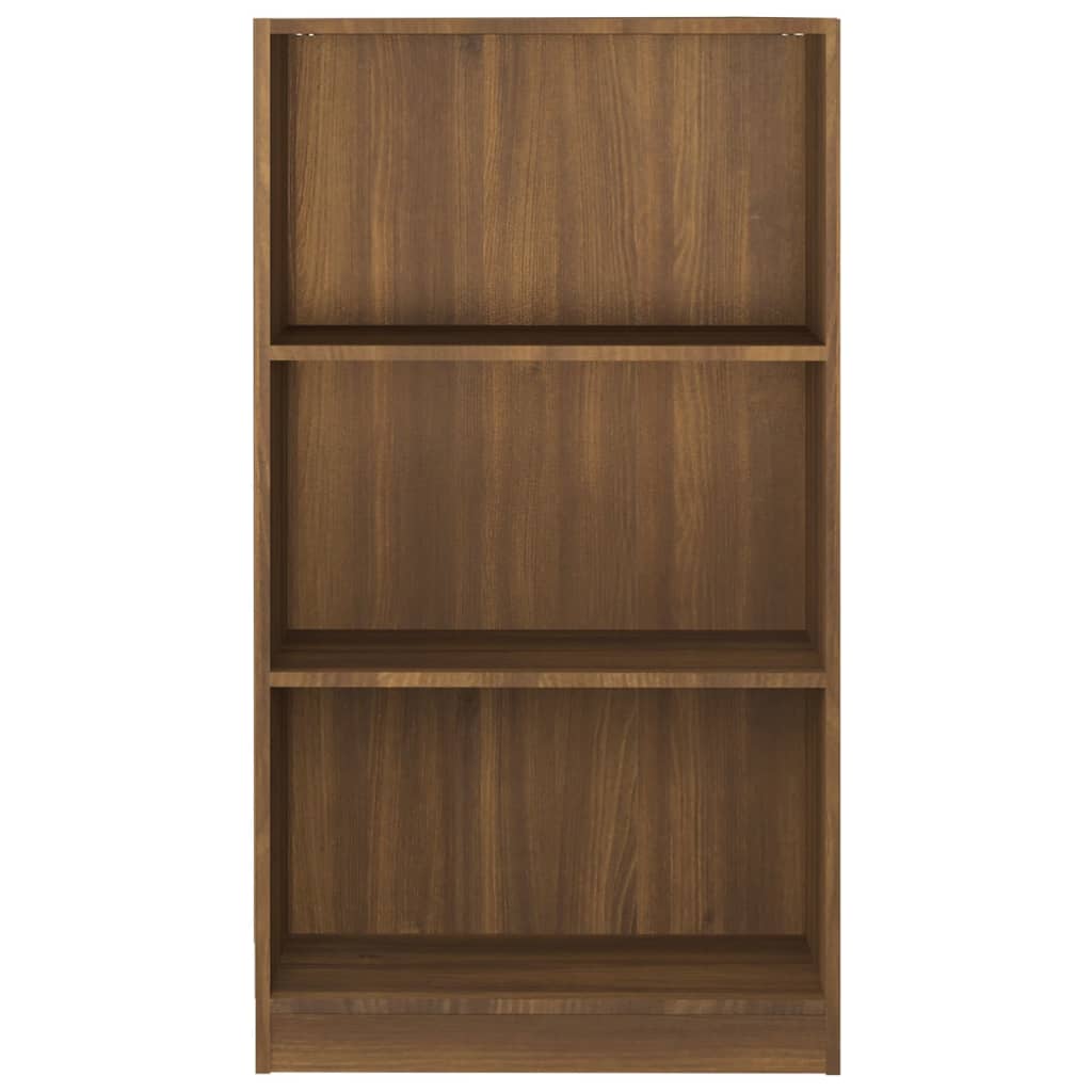 Book Cabinet Brown Oak 60x24x109 cm Engineered Wood