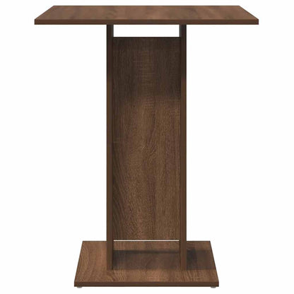 Bistro Table Brown Oak 60x60x75 cm Engineered Wood