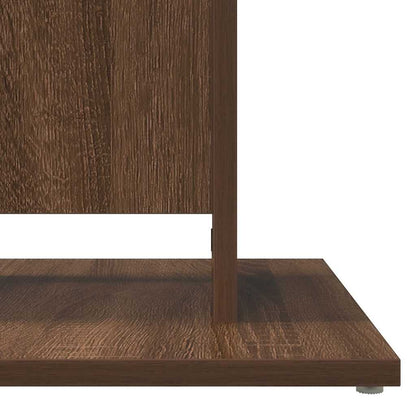 Bistro Table Brown Oak 60x60x75 cm Engineered Wood