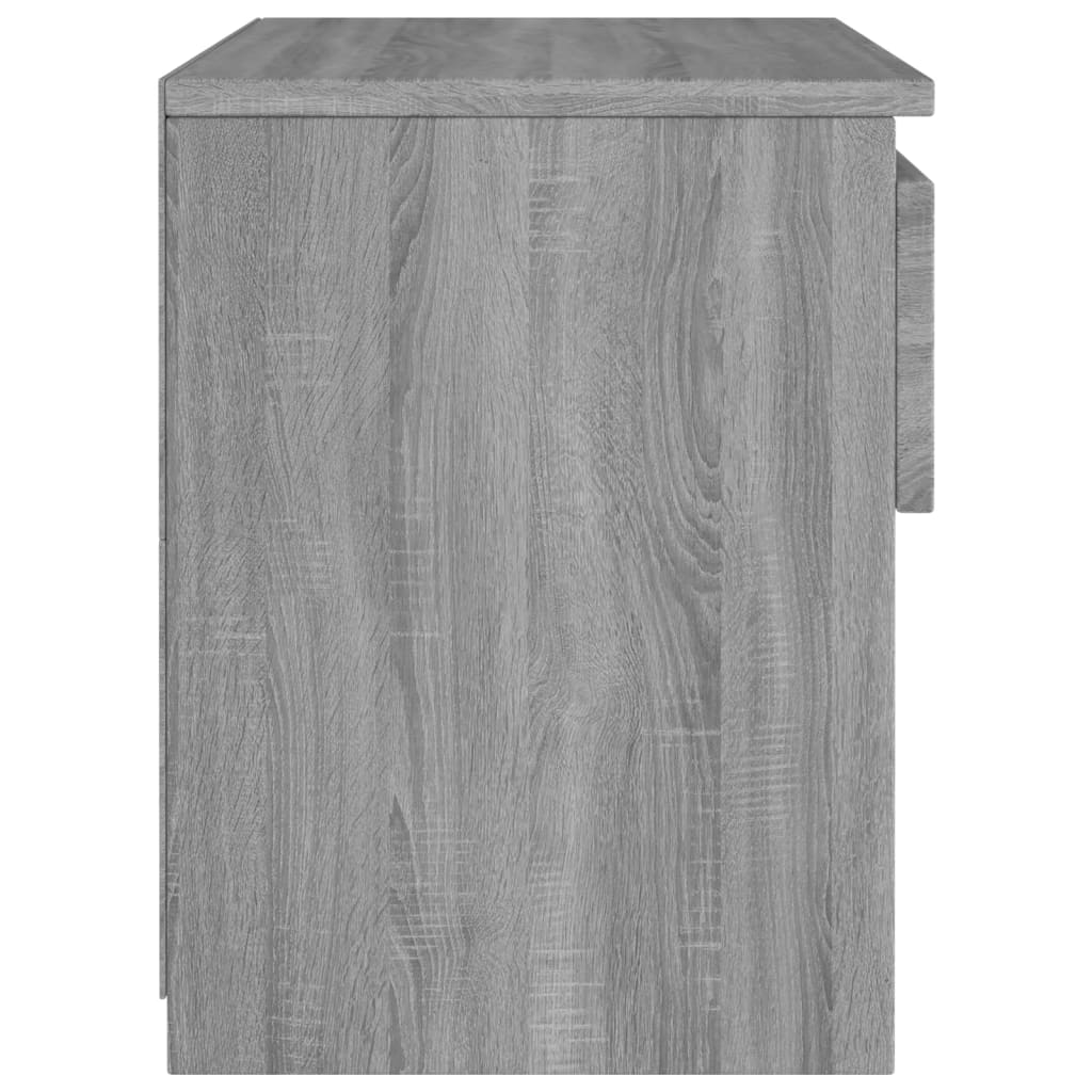 Bedside Cabinet Grey Sonoma 40x30x39 cm Engineered Wood