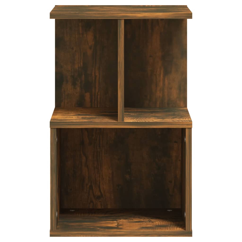 Bedside Cabinets 2 pcs Smoked Oak 35x35x55 cm Engineered Wood