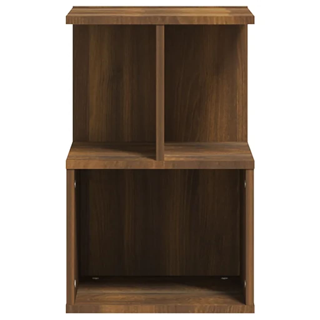 Bedside Cabinet Brown Oak 35x35x55 cm Engineered Wood