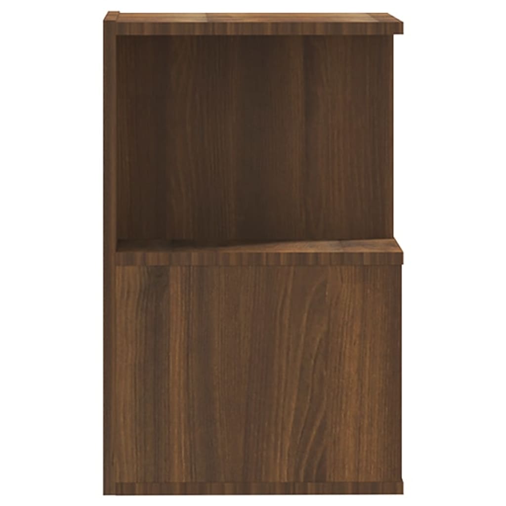 Bedside Cabinet Brown Oak 35x35x55 cm Engineered Wood