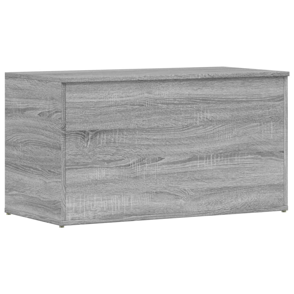 Storage Chest Grey Sonoma 84x42x46 cm Engineered Wood