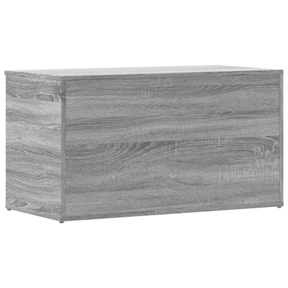 Storage Chest Grey Sonoma 84x42x46 cm Engineered Wood