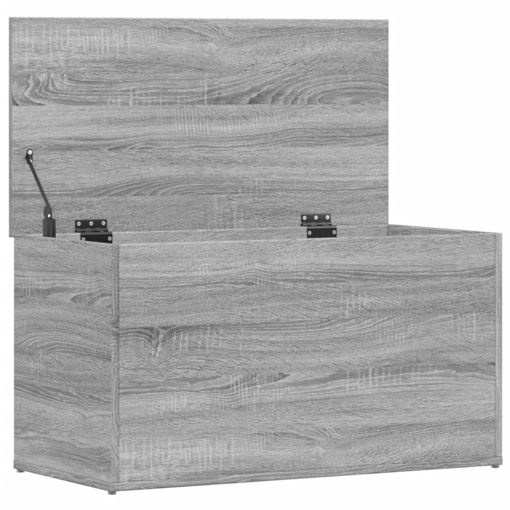 Storage Chest Grey Sonoma 84x42x46 cm Engineered Wood