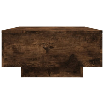 Coffee Table Smoked Oak 90x60x31 cm Engineered Wood