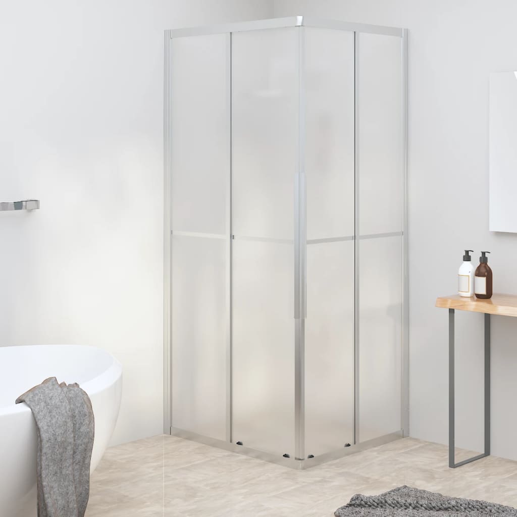 Shower Cabin Frosted ESG 80x70x180 cm