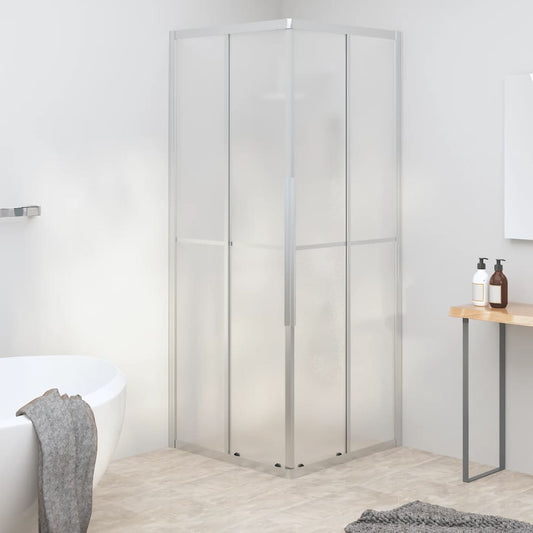 Shower Cabin Frosted ESG 80x80x180 cm