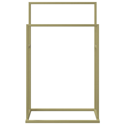 Freestanding Towel Rack Gold 48x24x78.5 cm Iron