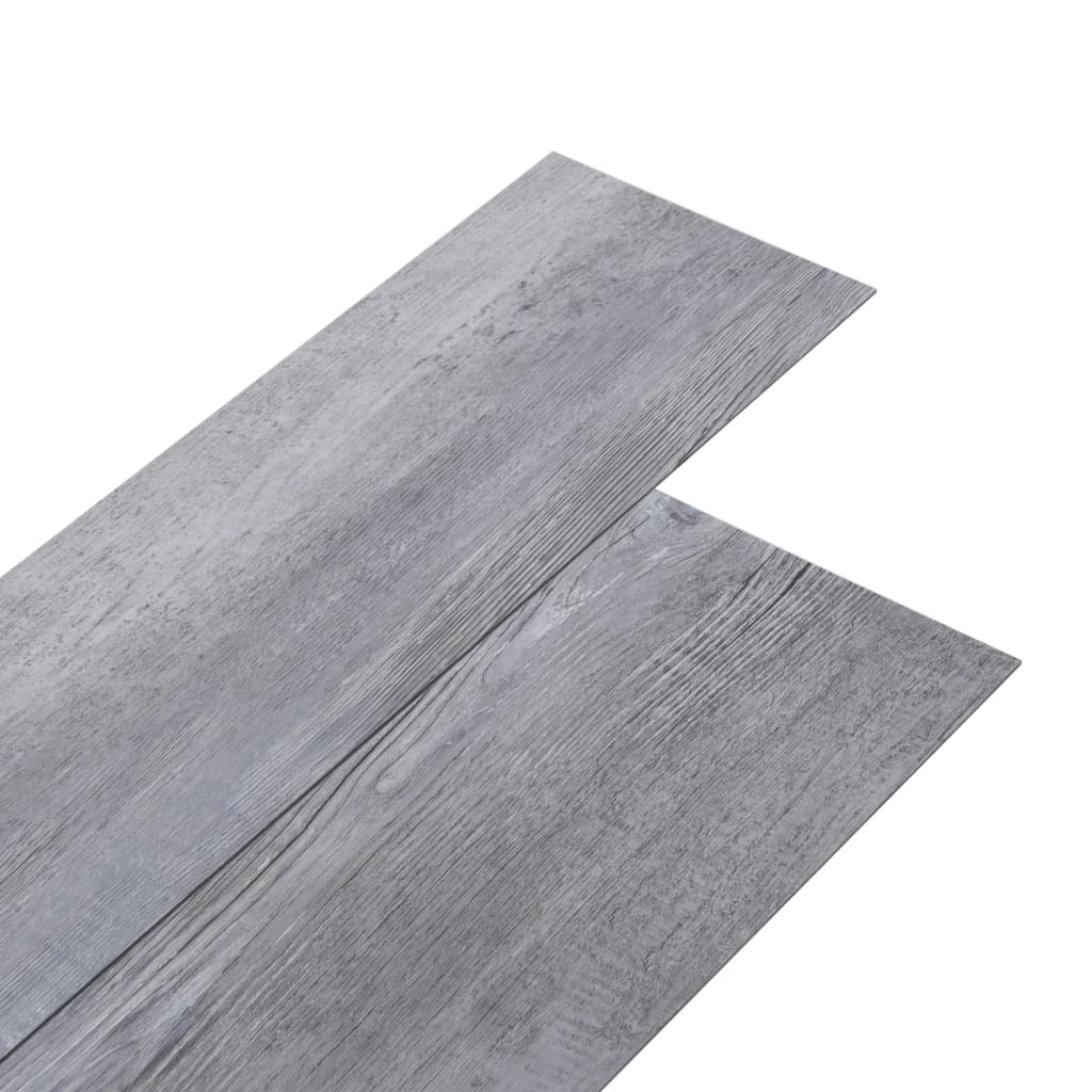 Self-adhesive PVC Flooring Planks 2.51 m² 2 mm Matt Wood Grey