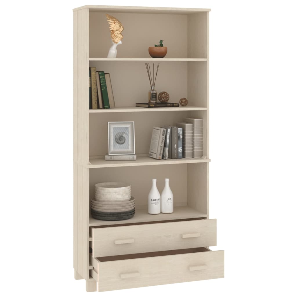 Highboard HAMAR Solid Wood Pine Honey Brown