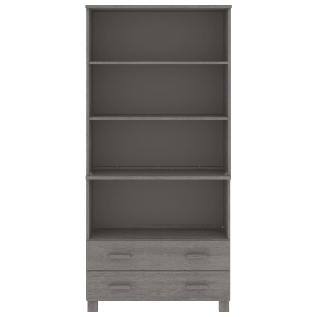 Highboard HAMAR Solid Wood Pine Light Grey