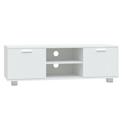 TV Cabinet White 120x40.5x35 cm Engineered Wood