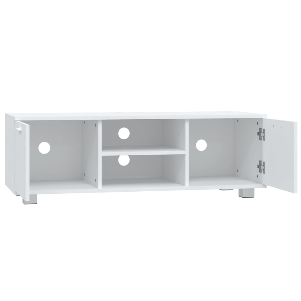 TV Cabinet White 120x40.5x35 cm Engineered Wood