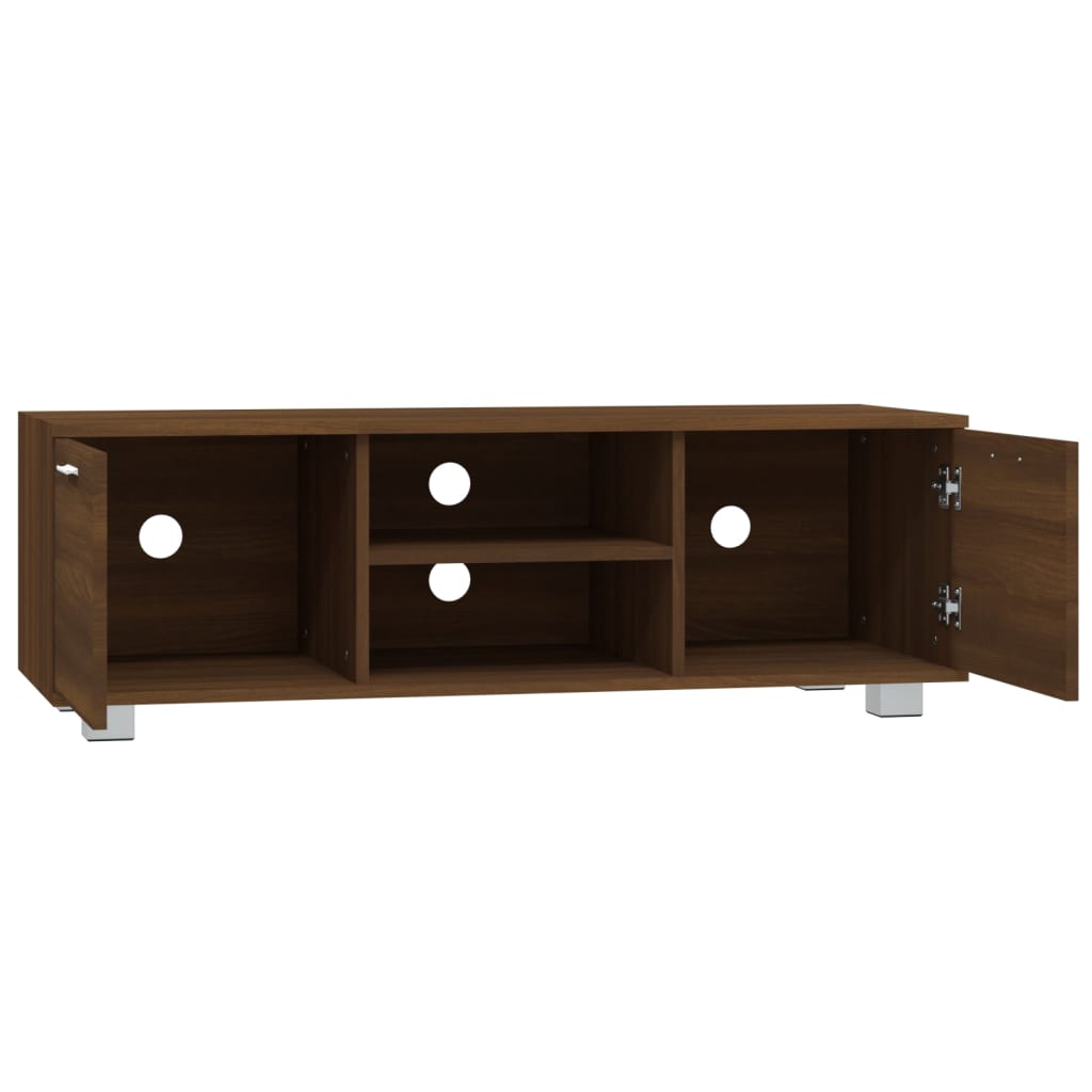 TV Cabinet Brown Oak 120x40.5x35 cm Engineered Wood