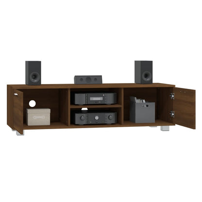 TV Cabinet Brown Oak 140x40.5x35 cm Engineered Wood