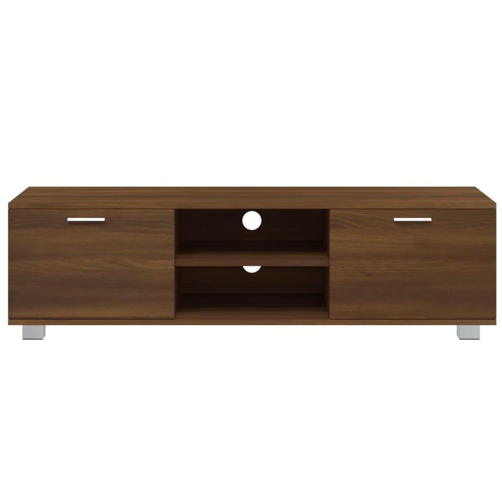 TV Cabinet Brown Oak 140x40.5x35 cm Engineered Wood