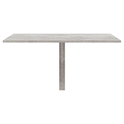 Folding Wall Table Concrete Grey 100x60x56 cm Engineered Wood