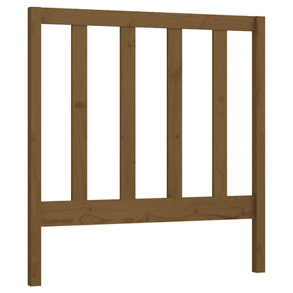 Bed Headboard Honey Brown 106x4x100 cm Solid Wood Pine